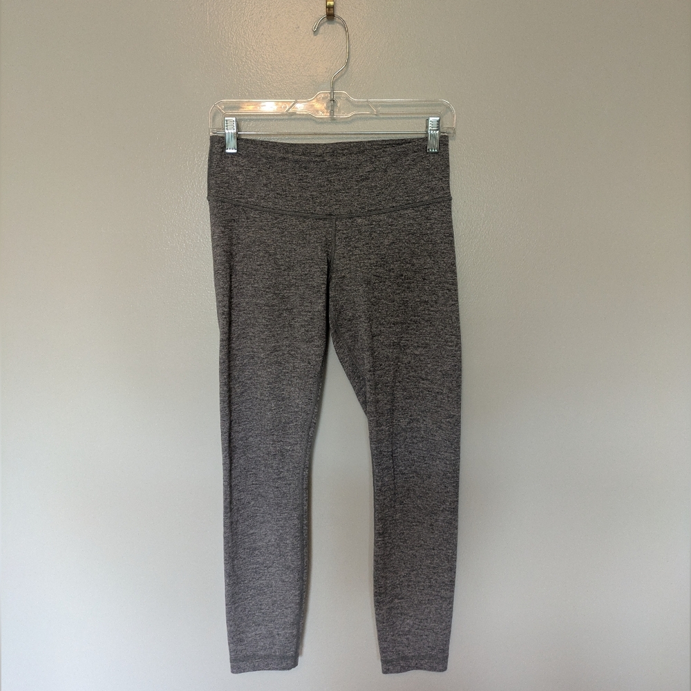 Lululemon Wunder Under Crops Gray 6